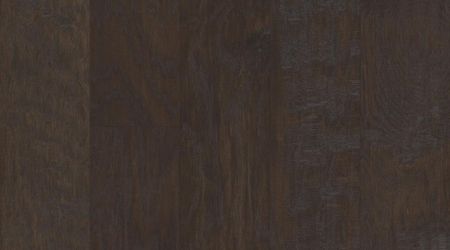Genuine dark stained hardwood floor